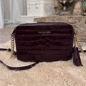 Michael Kors Ginny croc crossbody